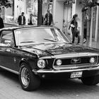 Ein Oldie - Ford Mustang.