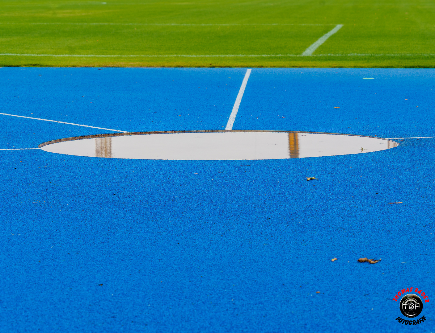 Ein Oval im blauem Feld ;-)