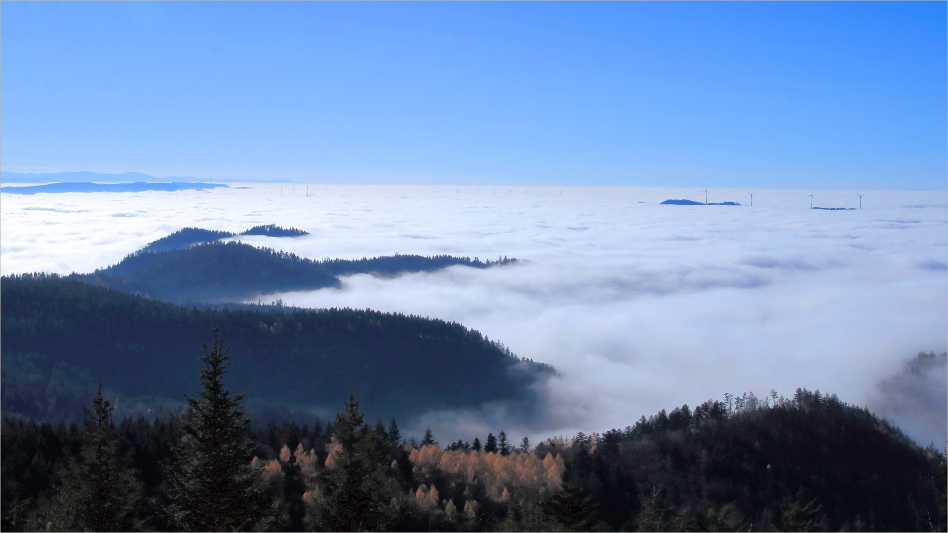 Ein Ozean aus Wolken