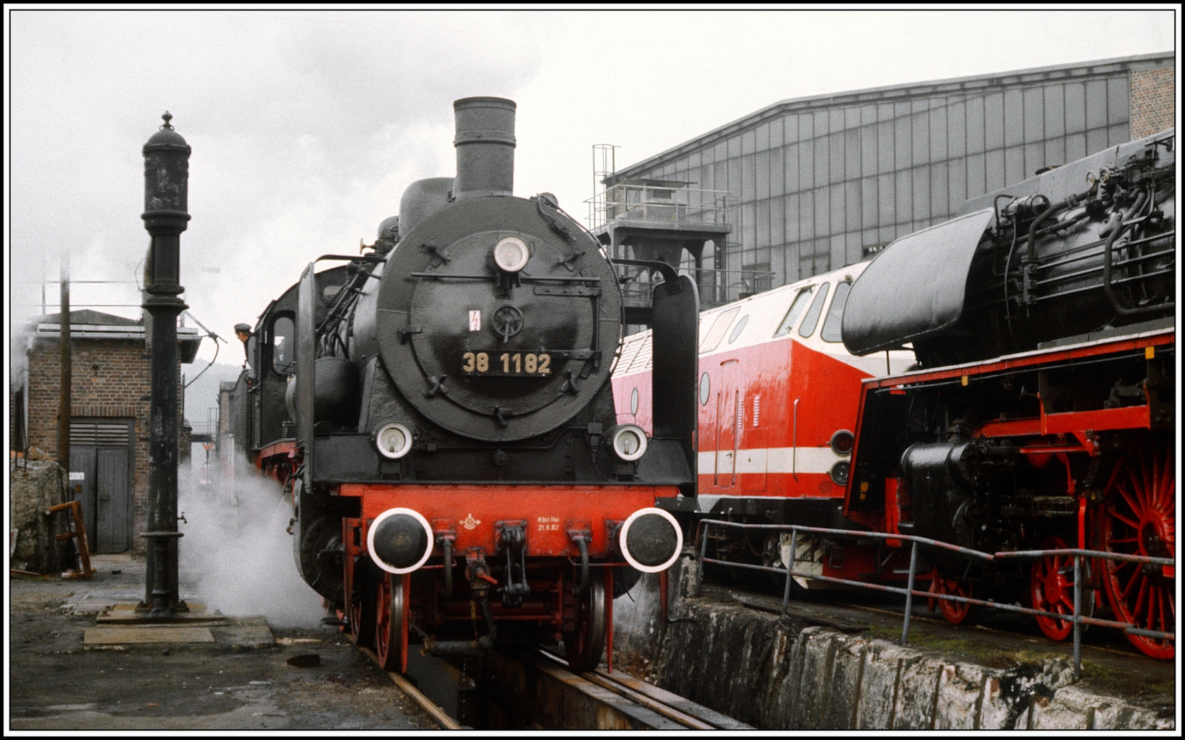 Ein P8 im Bw Saalfeld wecken Erinnerungen