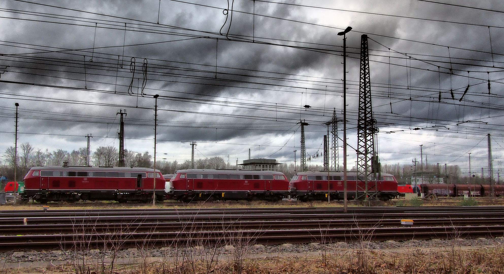 Ein paar ältere Schätzchen am Güterbahnhof gesichtet ...