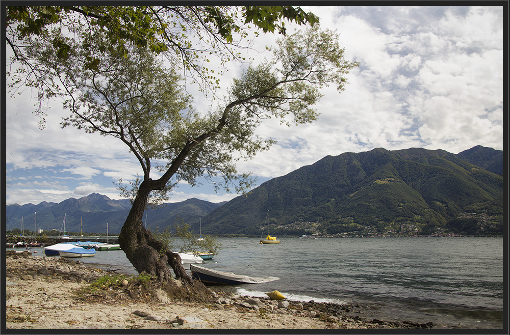 Ein paar Sonnenstrahlen am Lago Maggiore...