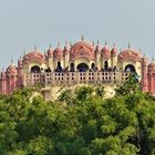 Ein Palast aus 1001 Nacht: Hawa Mahal. Jaipur, Indien 2018