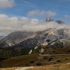 Ein Pano aus 8 Hochkantaufnahmen. Die Hohe Gaisl ein 3146 m hoher Berg...