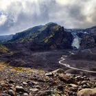 Ein Panoramabild auf dem Weg nach Pörsmörk