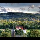 Ein Panoramablick von meinem Balkon