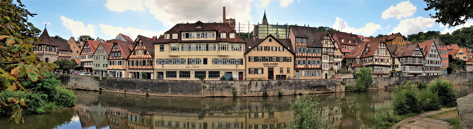          Ein Panoramafoto von Schwäbisch Hall