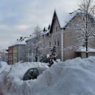 Ein Parkplatz im Winter 2010