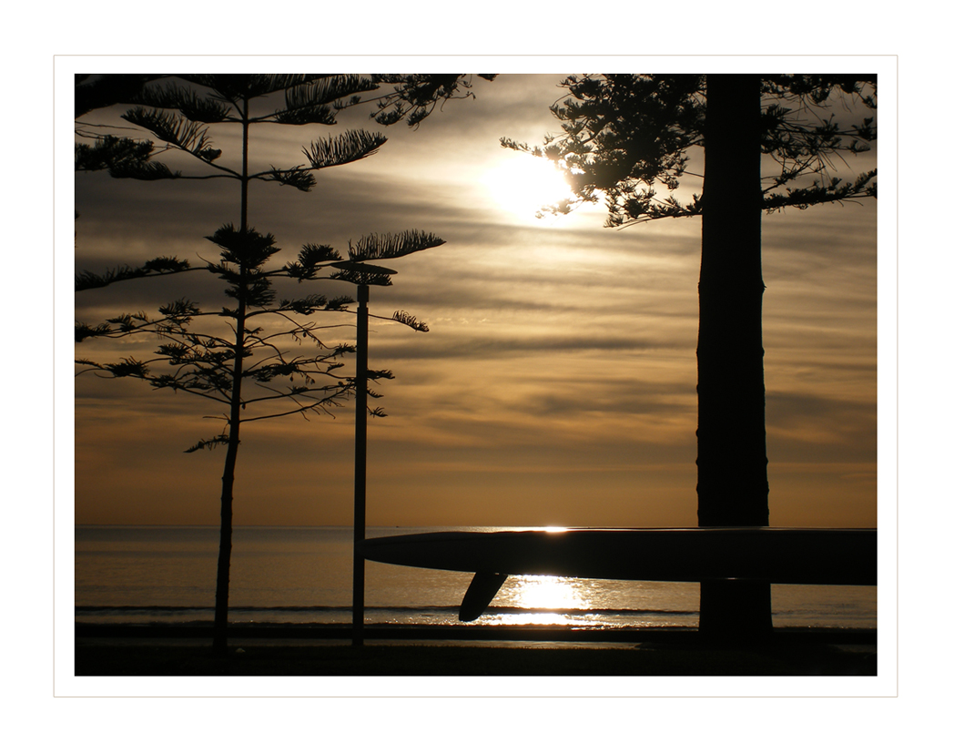 Ein perfekter Sonntag Morgen am Strand von Manly (Sydney)