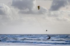 ein perfekter Tag für Kite-surfer