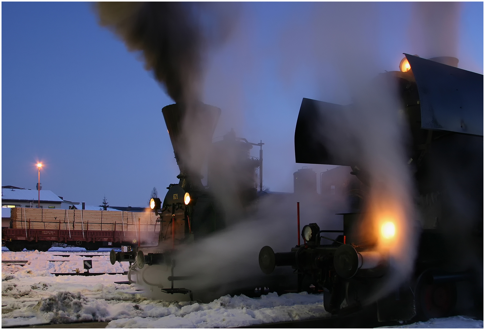 Ein perfekter Winterdampftag 2005 I