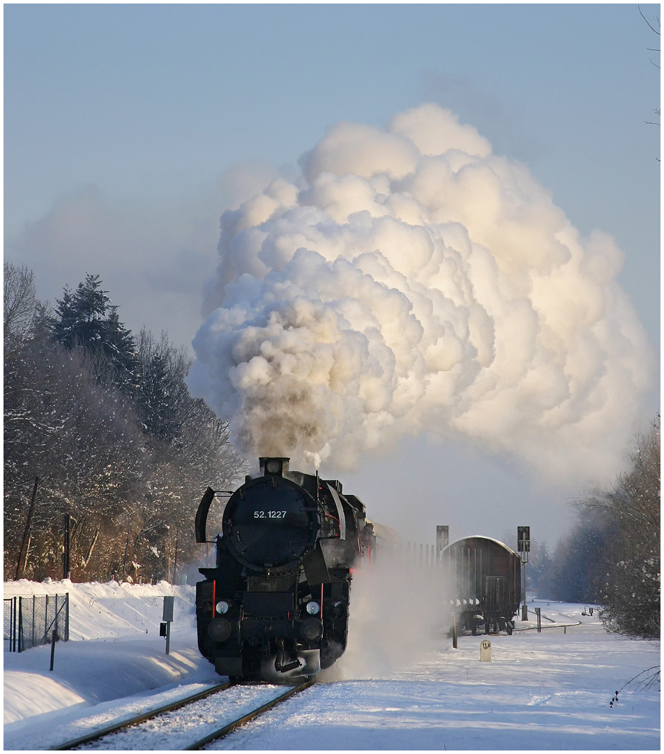 Ein perfekter Winterdampftag 2005 XII