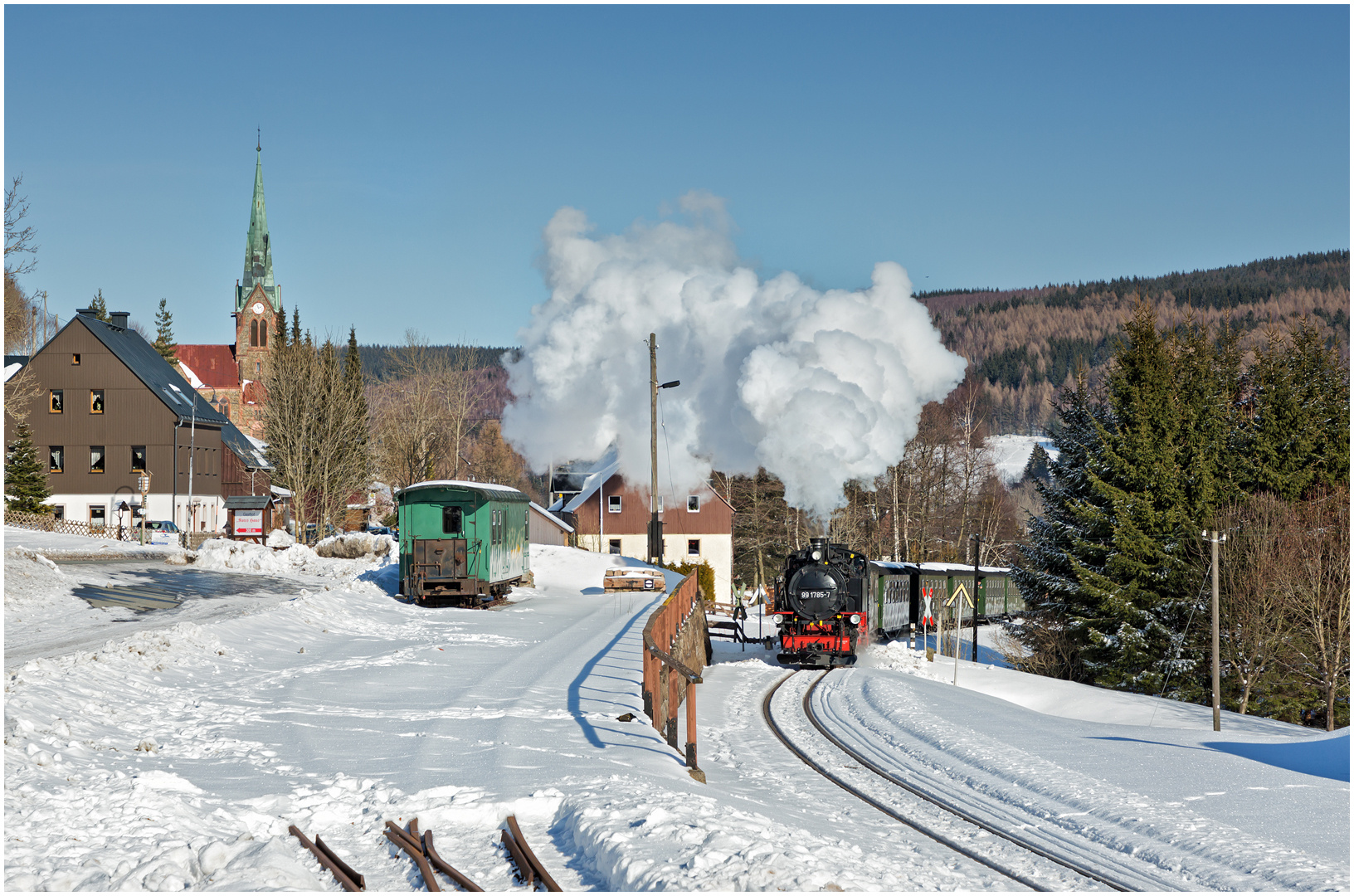 Ein perfekter Winterdampftag 2023 XII