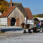 Ein Pferdewagen voller Kinder ...