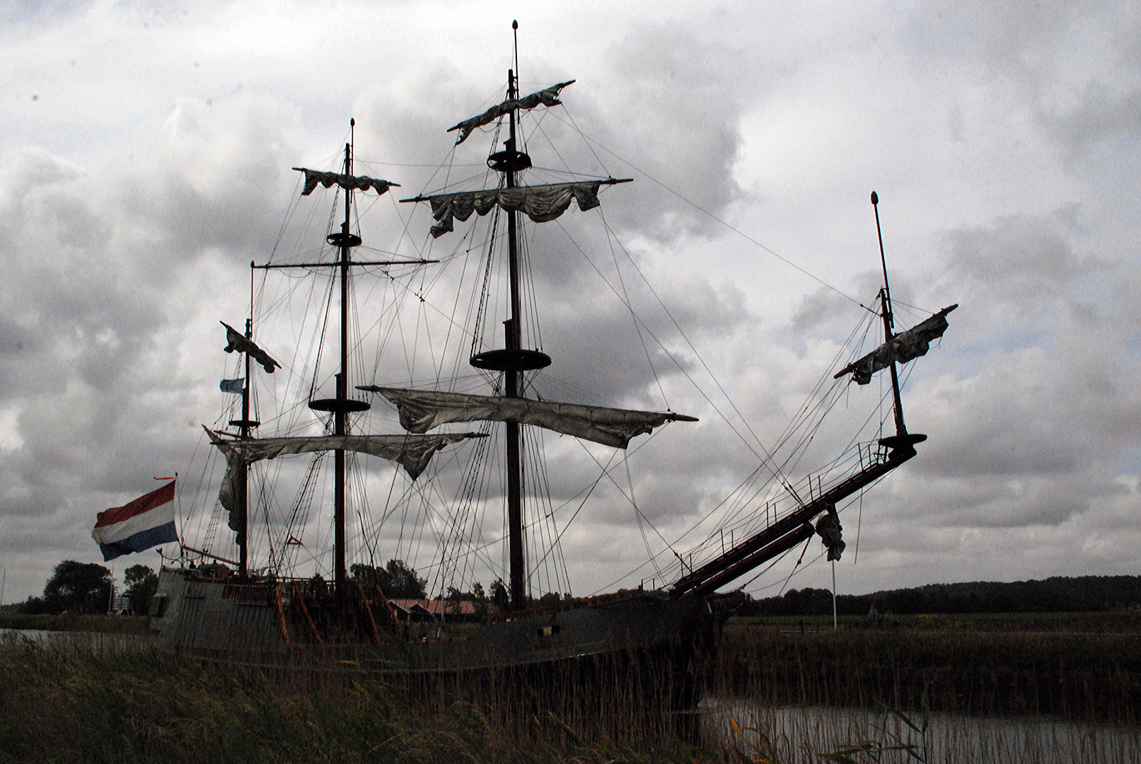 Ein Piratenschiff auf großer Reise