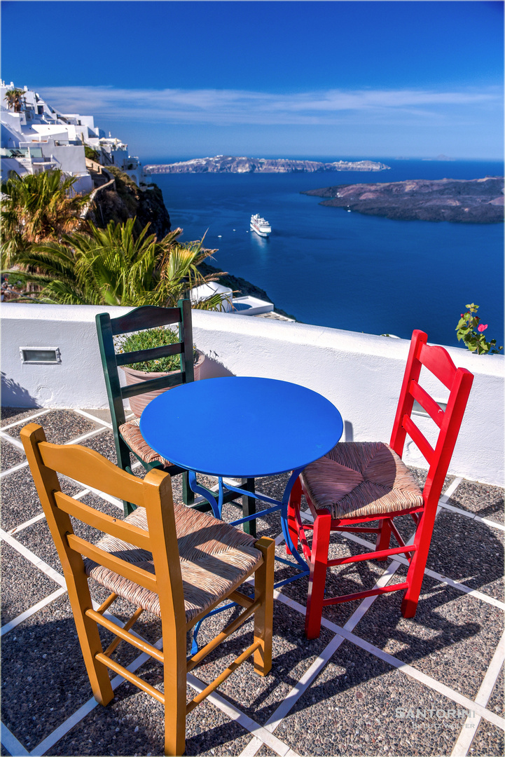 Ein Platz an der Sonne - Santorini