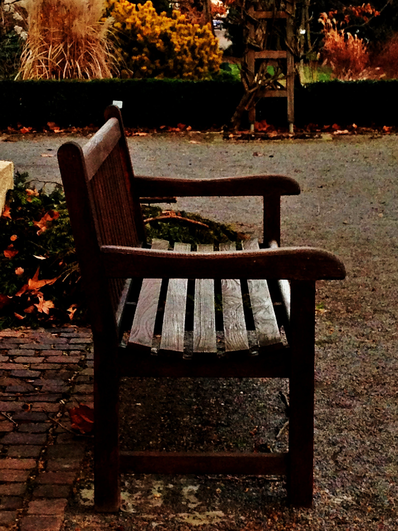 ein Platz im Park um zu verweilen