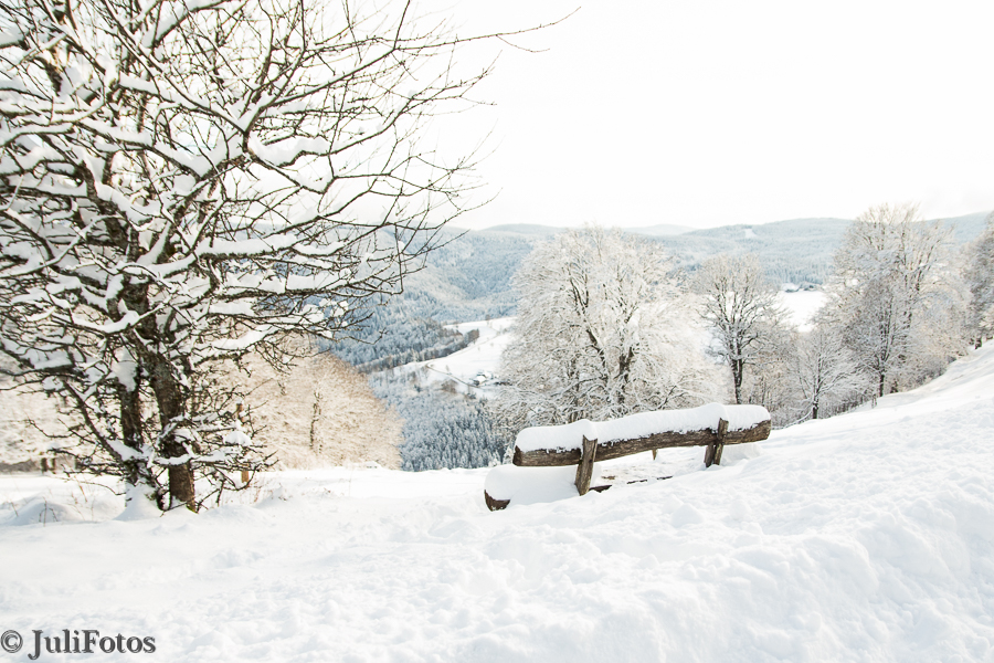 Ein Platz im Schnee