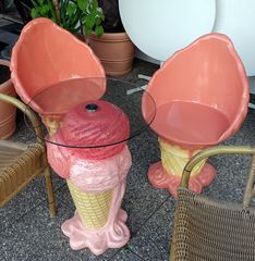 Ein Platz zum Eis geniessen