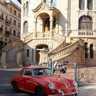 ein Porsche in Monaco, ist das neu o. alt?