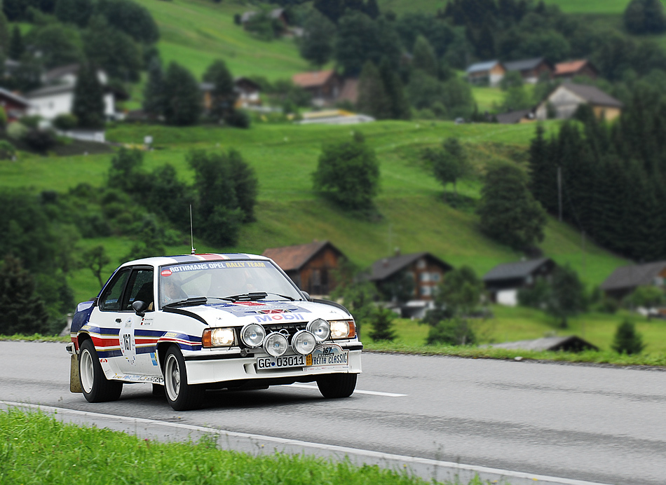 Ein Racer im Walsertal