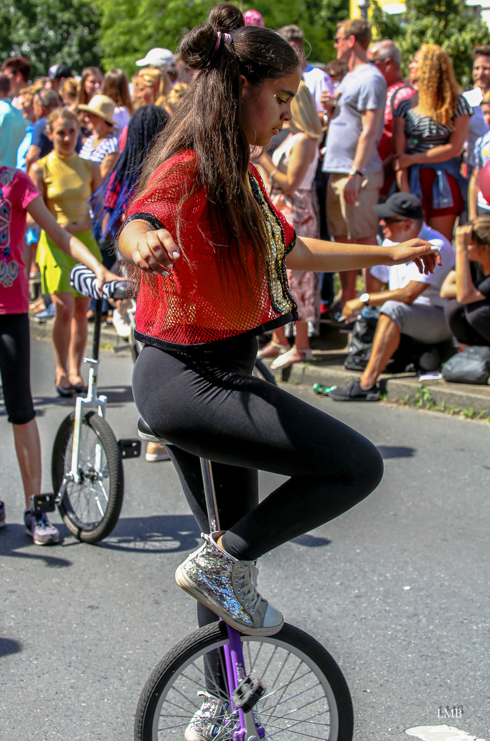 Ein-Radlerin