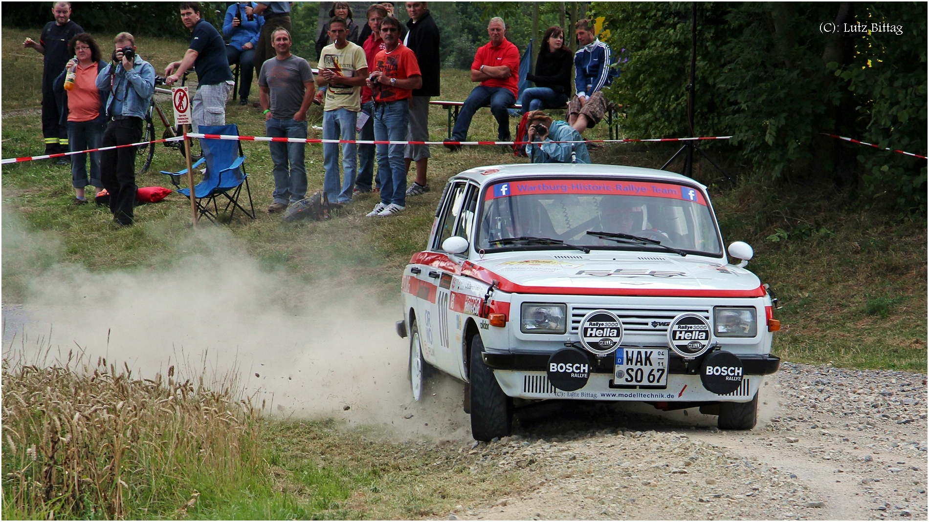 Ein Rallye-Wartburg bei der Rallye Wartburg