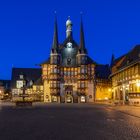 ein Rathaus Platz im Harz um 22:35