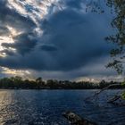 Ein Regenschauer zieht vorbei