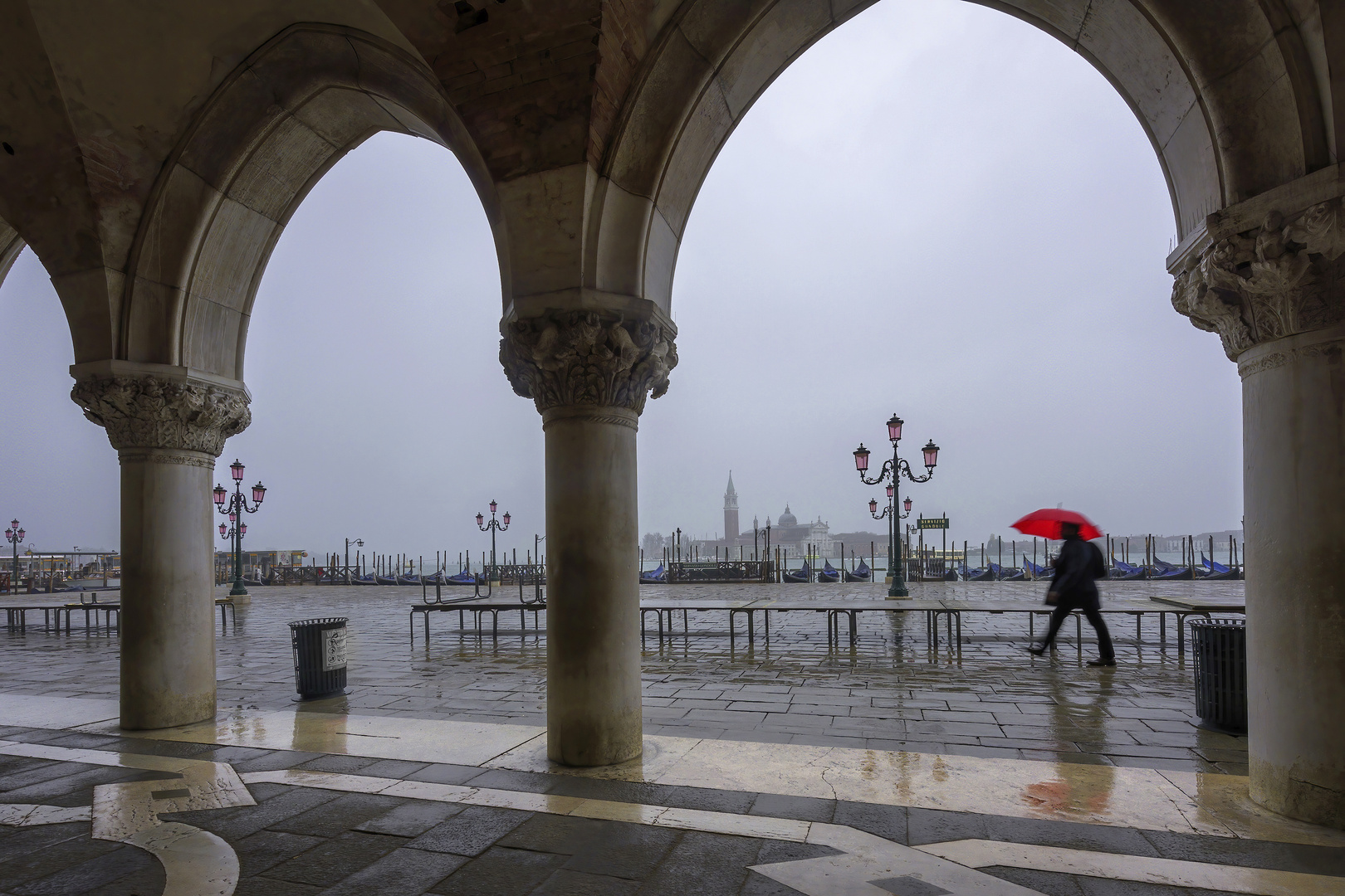 Ein Regentag in Venedig