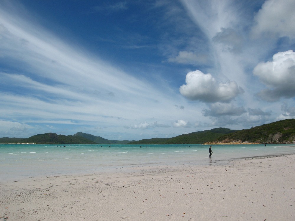 Ein rein weisser Strand aus 99% Silikat