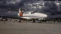 Ein richtiger "Mustang" fliegt bei jedem Wetter....