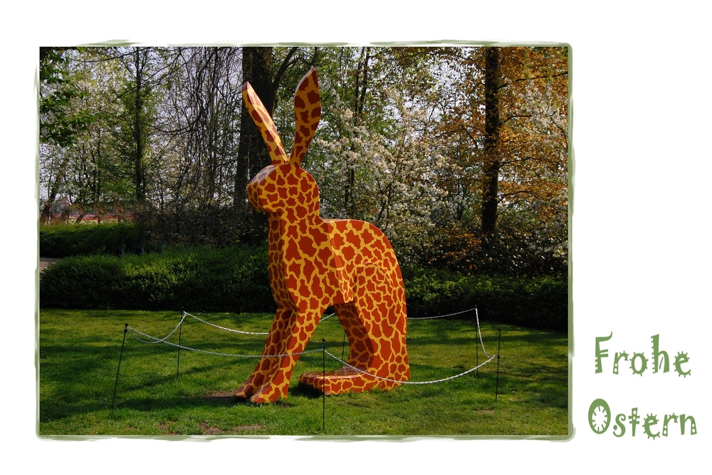 Ein Riesen-Giraffen-Hase wünscht euch: