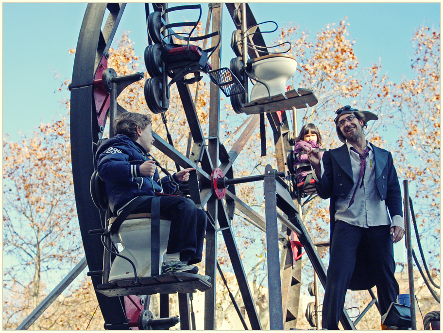 Ein Riesenrad der besonderen Art