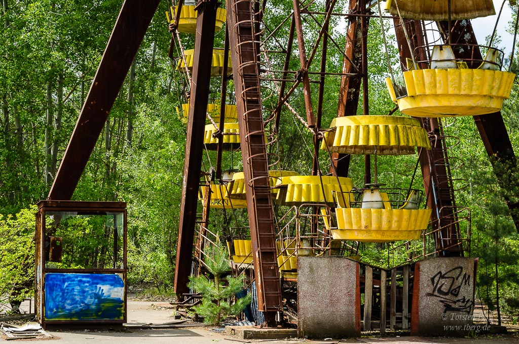 Ein Riesenrad mit dem niemand mehr fährt