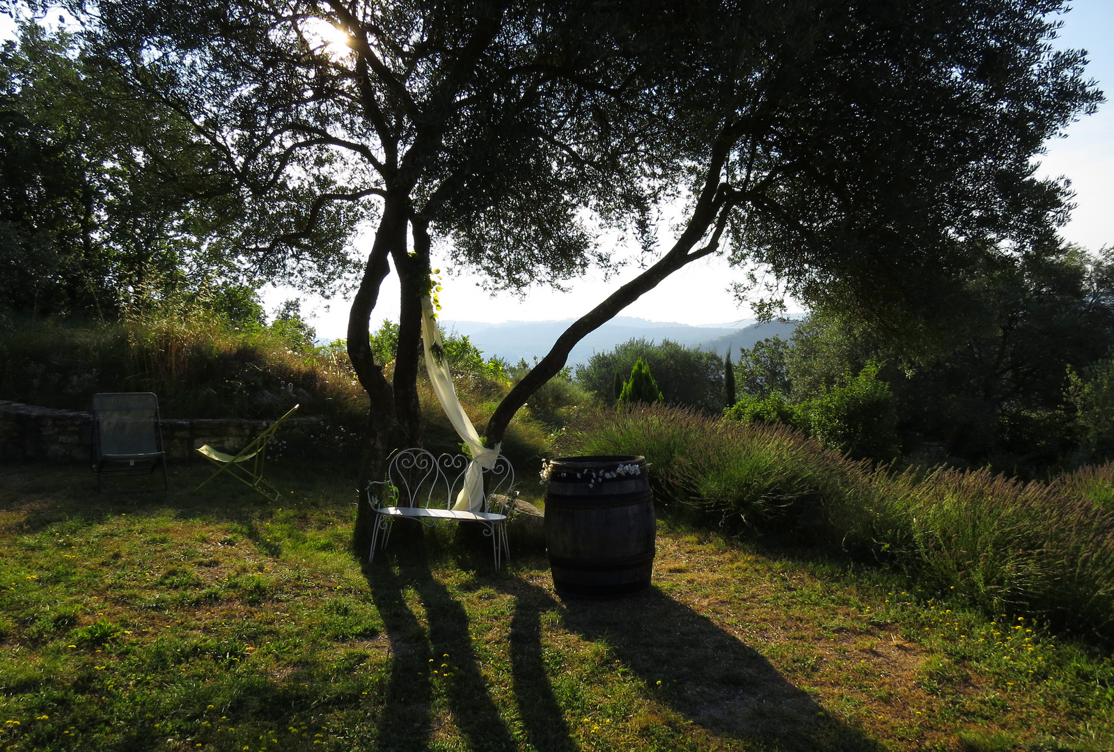 Ein romantischer Ort im Abendlicht