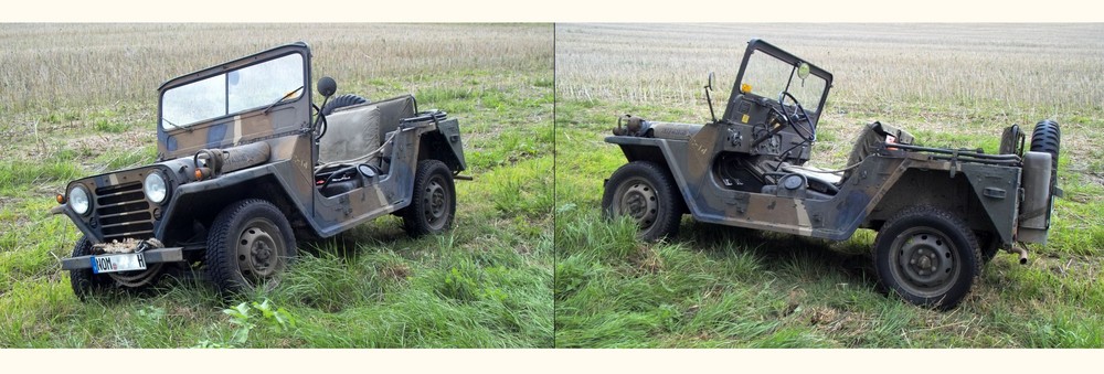 Ein rüstiger 63- Jähriger Oldtimer der Geschichte schrieb, der Jeep .