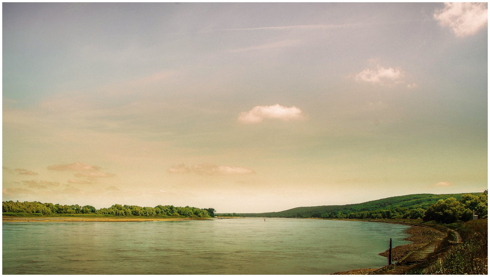 _ein ruhiger Abend an der Seine