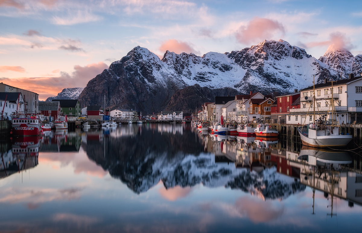 Ein ruhiger Abend in Norwegen