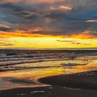 Ein ruhiger Morgen am Strand