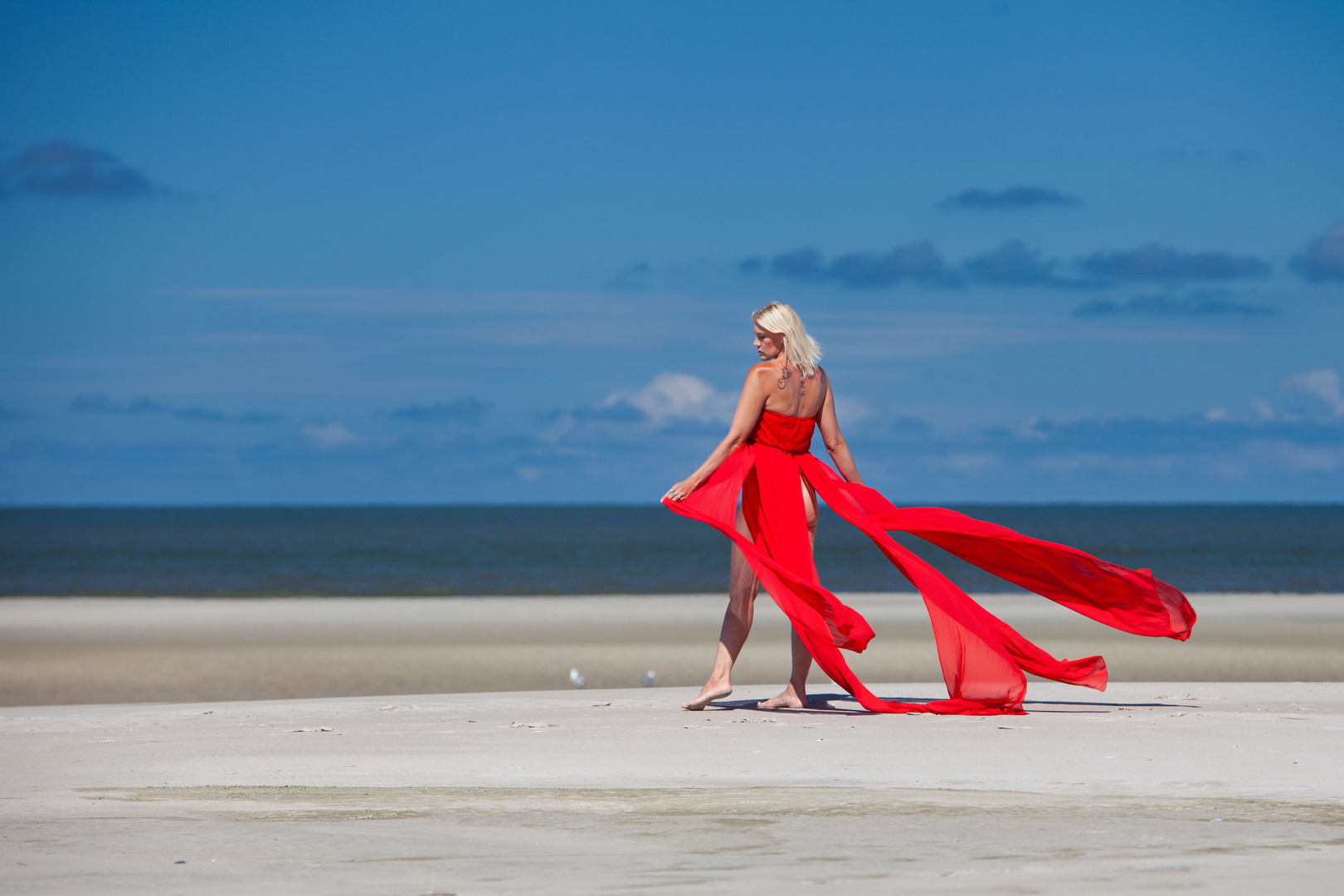 Ein ruhiger Tag am Strand