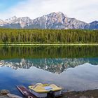 Ein ruhiger Tag in den kanadischen Rockies