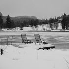 Ein ruhiges Plätzchen im Schnee