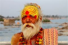 ein Sadhu in Orchha