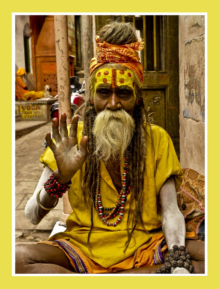 Ein Sadhu in Varanasi