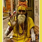 Ein Sadhu in Varanasi