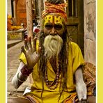 Ein Sadhu in Varanasi