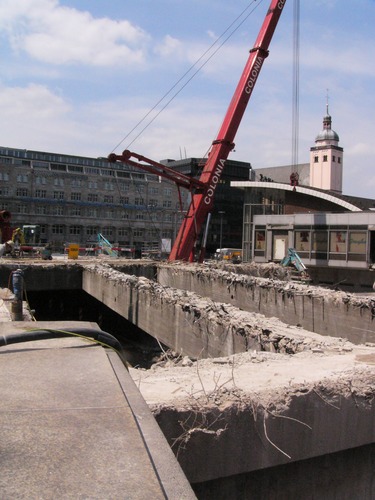 ein Schandfleck verschwindet