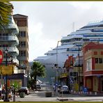 Ein Schiff in Aruba