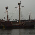 Ein Schiff zu Weihnachten in Lübeck